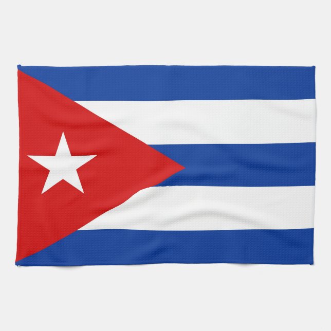 handduk för cuba landflagga kökshandduk (Horisontell)