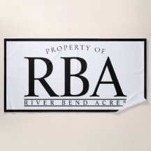 Handduk för efternamn för PERSONLIGSTRANDHANDDUK |