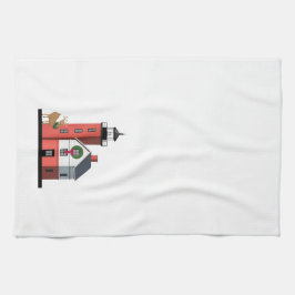 Handduk för jul för rundaöfyr kökshandduk