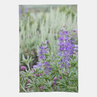 Handduk för LupinevildblommaTea Kökshandduk