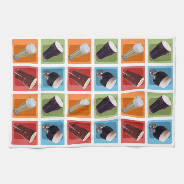 Handduk för pub för kök för hantverkölfärger kökshandduk (Horisontell)