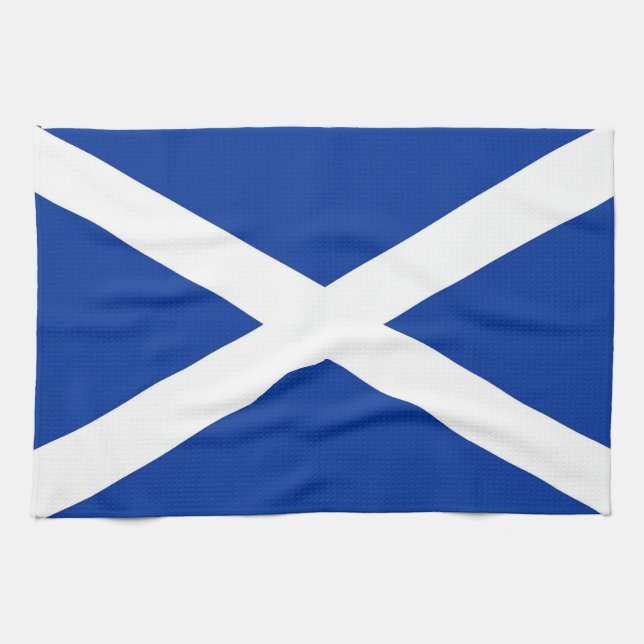 handduk för scotland landflagga kökshandduk (Horisontell)