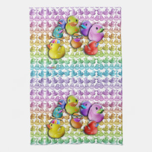 HANDDUK - GUMMI DUCKIES KÖKSHANDDUK