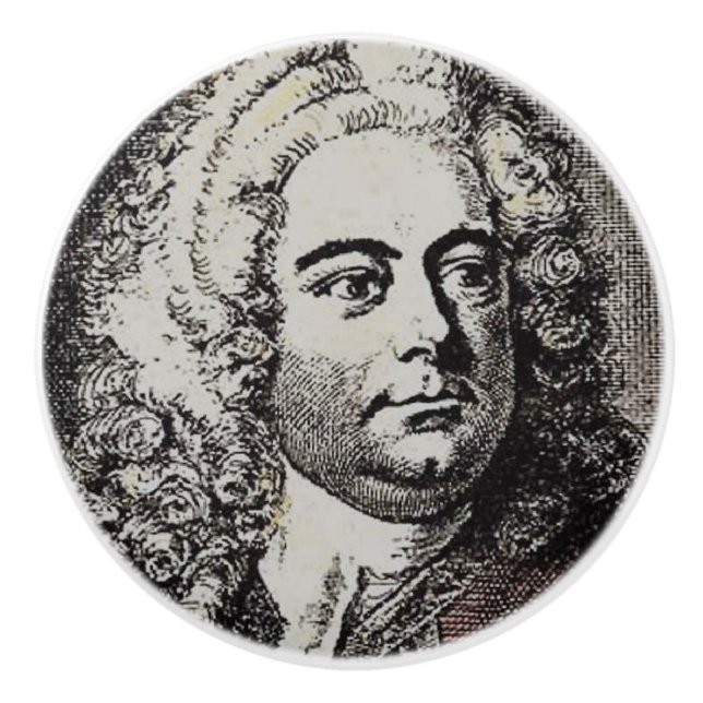 HANDEL 1-1-2-tums keramisk dragknapp Knopp (Framsidan)