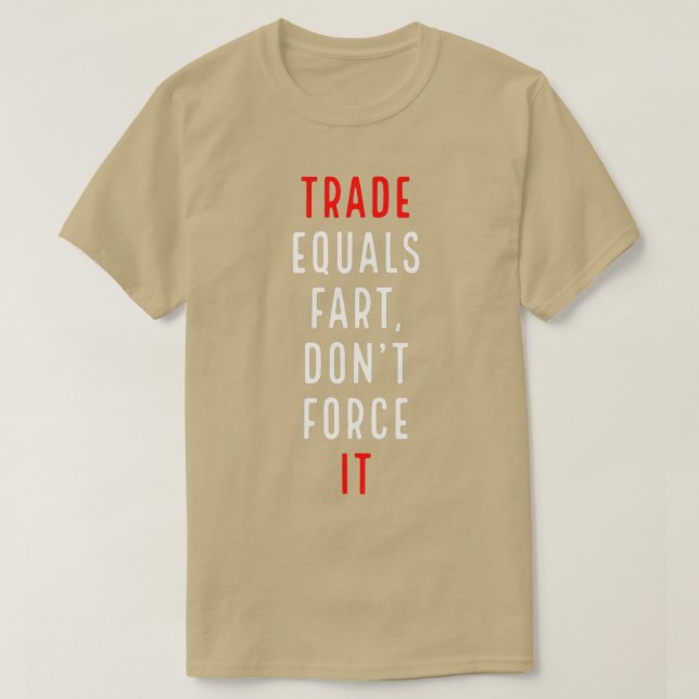 Handel är lika med fart t shirt (Design framsida)