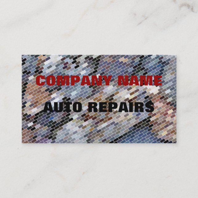 HANDEL, AUTOREPARATIONER VISITKORT (Framsida)
