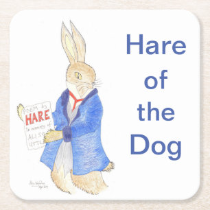 Handel av Hund Beer Mat Underlägg Papper Kvadrat