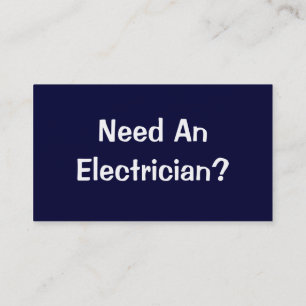 HANDEL. ELEKTRICIEN. VISITKORT