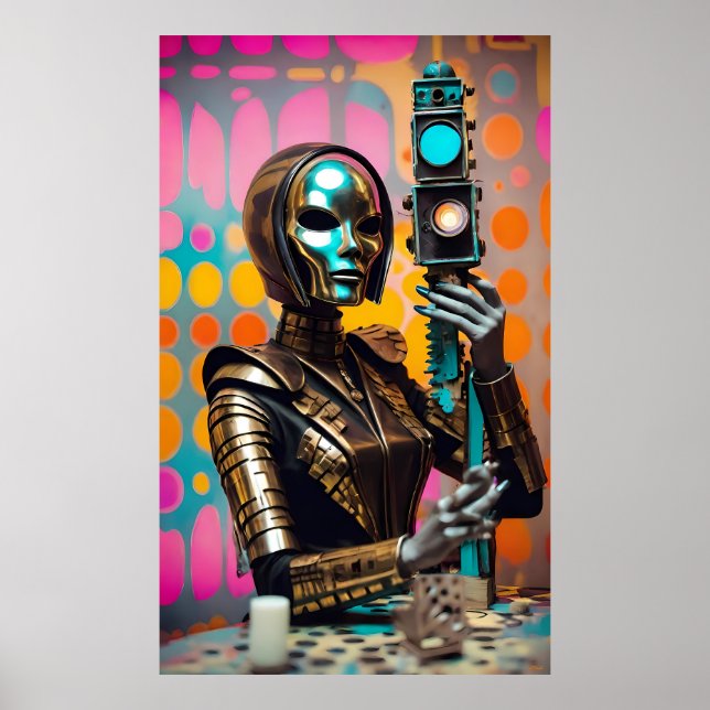 Handel med Cyborg Arts - Ken Gage Art Poster (Framsidan)