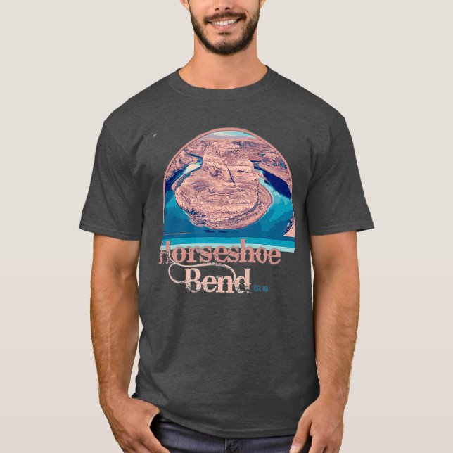 Handel med hästseshoe Bend Vacation T Shirt (Framsida)