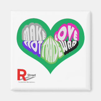 Handel med Kärlek inte med Krig-magnet Magnet