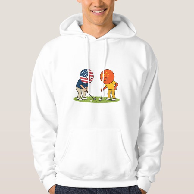 Handel med Krig Golf Edition Hoodie (Framsida)