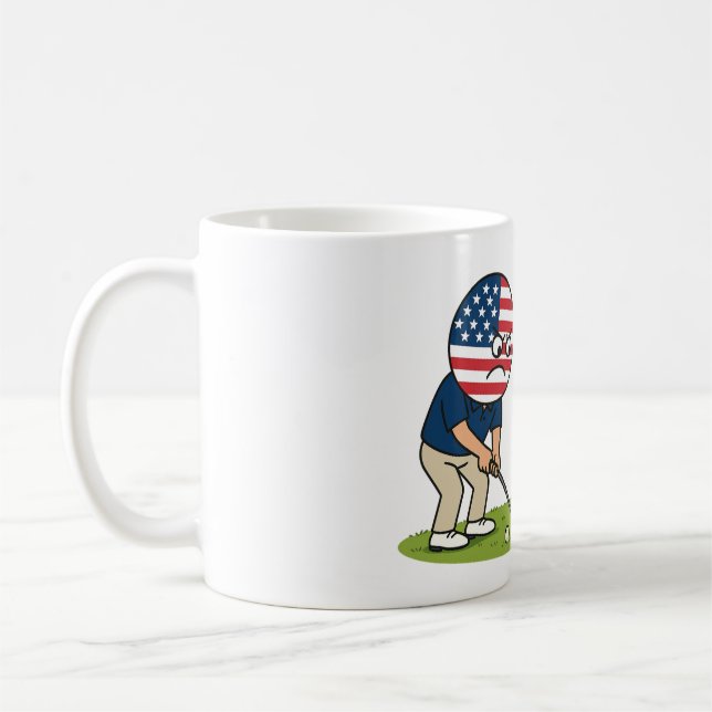 Handel med Krig Golf Edition Kaffemugg (Vänster)