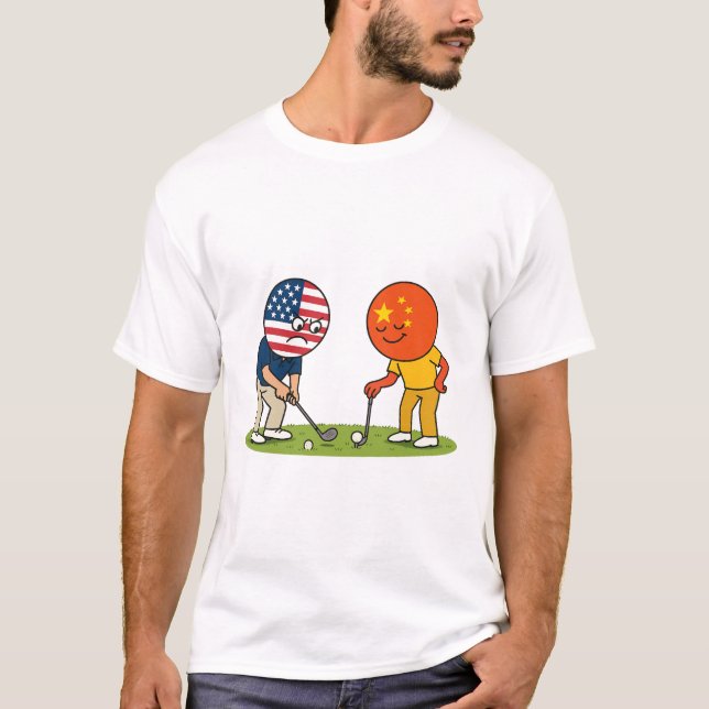 Handel med Krig Golf Edition T Shirt (Framsida)