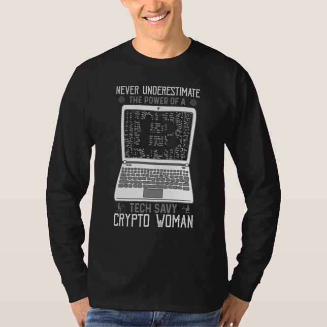 Handel med kryptovaluta Livseffekt för Tech Savy G T Shirt (Framsida)