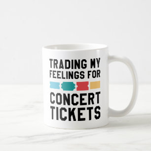 Handel med mina känslor för konsert Biljett Kaffemugg