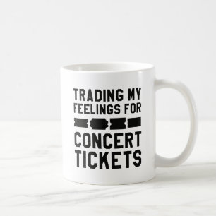 Handel med mina känslor för konsert Biljett Kaffemugg