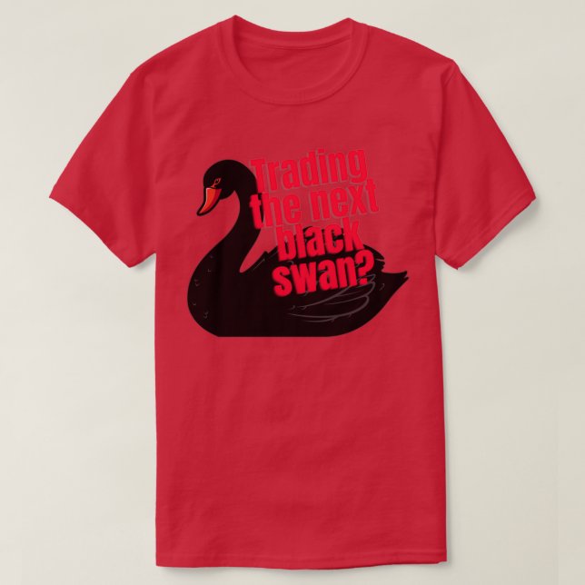Handel med nästa svarta svan t shirt (Design framsida)