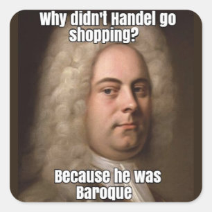 Handel Meme Stickers Fyrkantigt Klistermärke