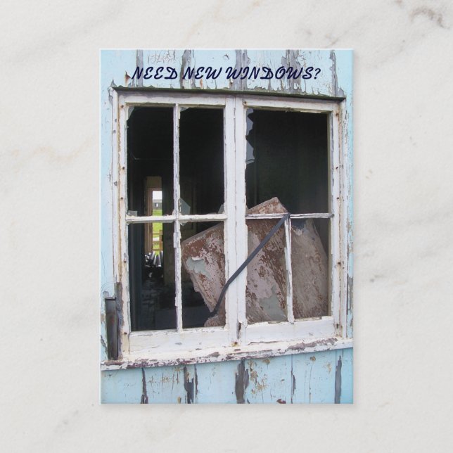 HANDEL. NYA WINDOWS. VISITKORT (Framsida)