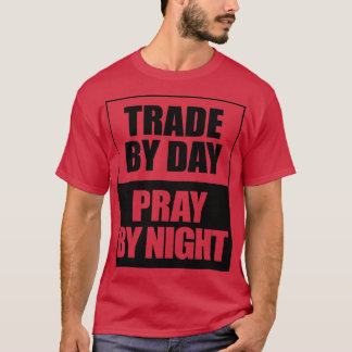 Handel per dag be vid nattlig handel med lagrar in t shirt