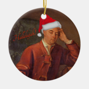 Handel porträttprydnad - Messiah - Hallelujah Julgransprydnad Keramik
