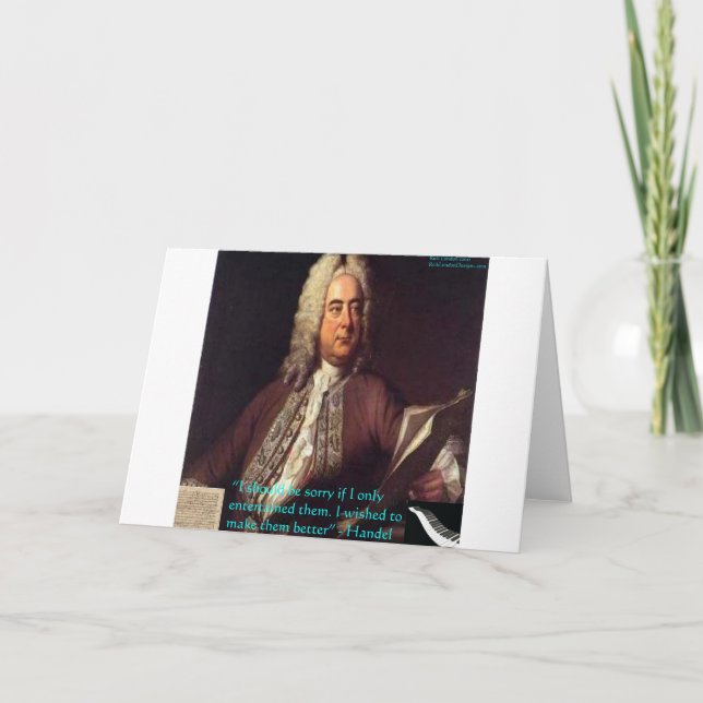Handel Skapar människor bättre offertpresenter och Kort (Framsida)