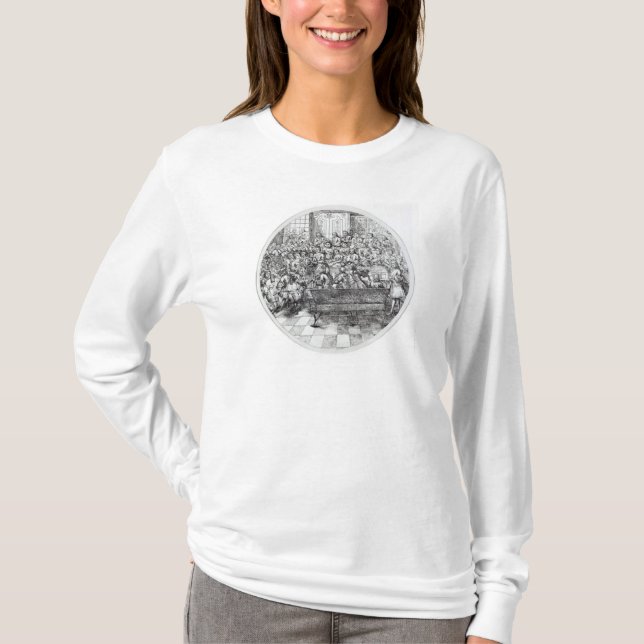 Handel som förar en oratorio, c.1740 t-shirt (Framsida)