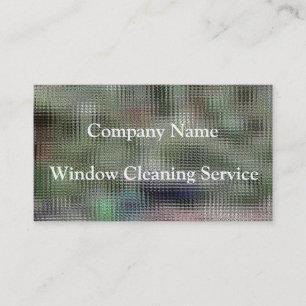 HANDEL, WINDOW-STÄDNING VISITKORT