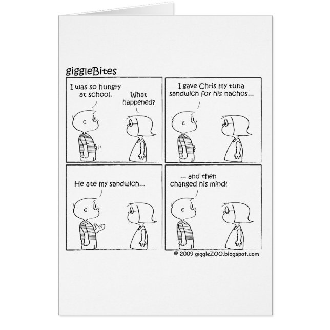 Handellunch Hälsningskort (Framsidan)