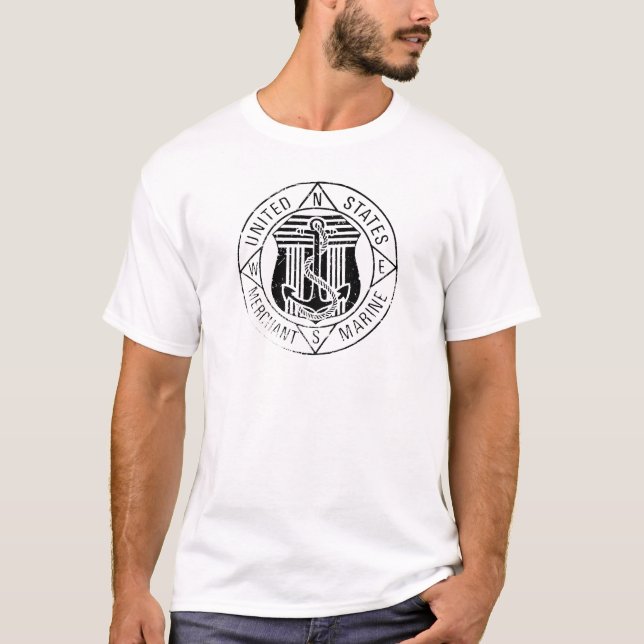 Handels- flottor för US by: David Lee T-shirt (Framsida)