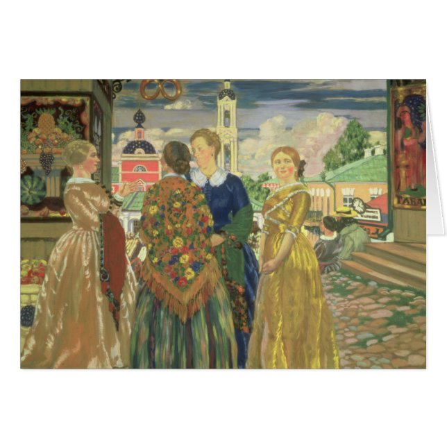 Handels- kvinnor hälsningskort (Framsidan Horizontal)