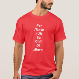 Handel's Messiah For Unto Us A Child Is Born Choir T Shirt