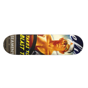 Handels- sjömän old school skateboard bräda 18 cm