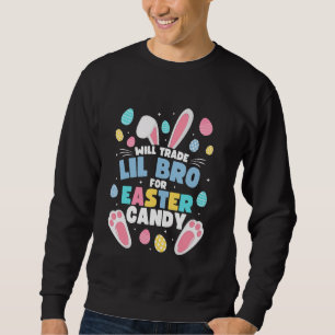 Handelsbroder för Påsk Candy Funny Lil Lång Ärmad Tröja