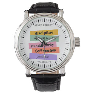 Handelsdesign Påminnelse Motivation Armbandsur