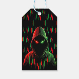 Handelsdiagram Mönster Streetwear Röd Grön Ljus Presentetikett