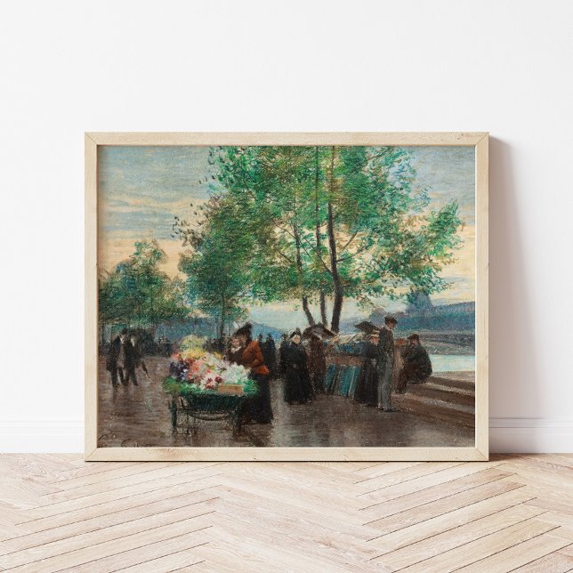 Handelsdjur på snön | Victor Gabriel Gilbert Poster (Skapare uppladdad)