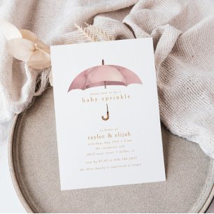 Händelse Dusty Ro Girl Baby Sprinkle Shower Event Inbjudningar