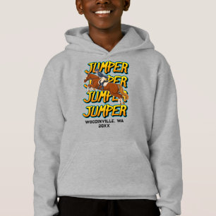 Händelse eller platsdatum för anpassningsbar Jumpe T Shirt