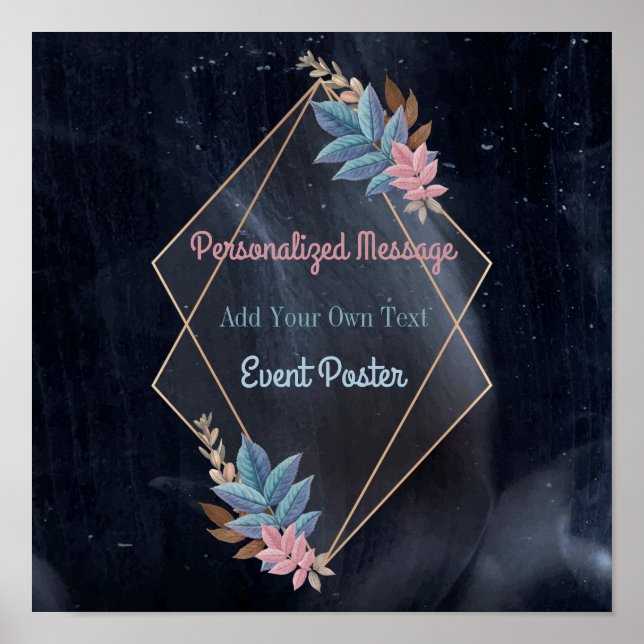 Händelse för blommigt poster (Framsidan)