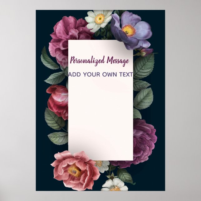 Händelse för blommigt poster (Framsidan)