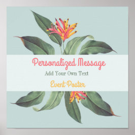 Händelse för blommigt poster