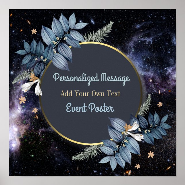 Händelse för blommigt poster (Framsidan)