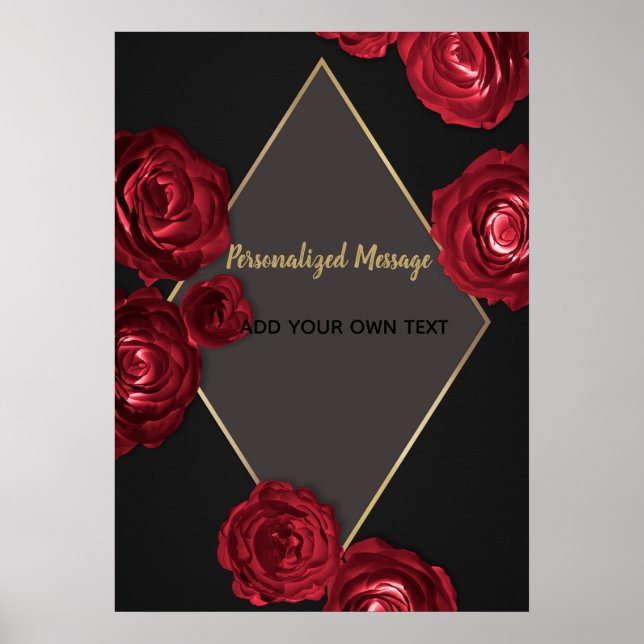 Händelse för blommigt poster (Framsidan)