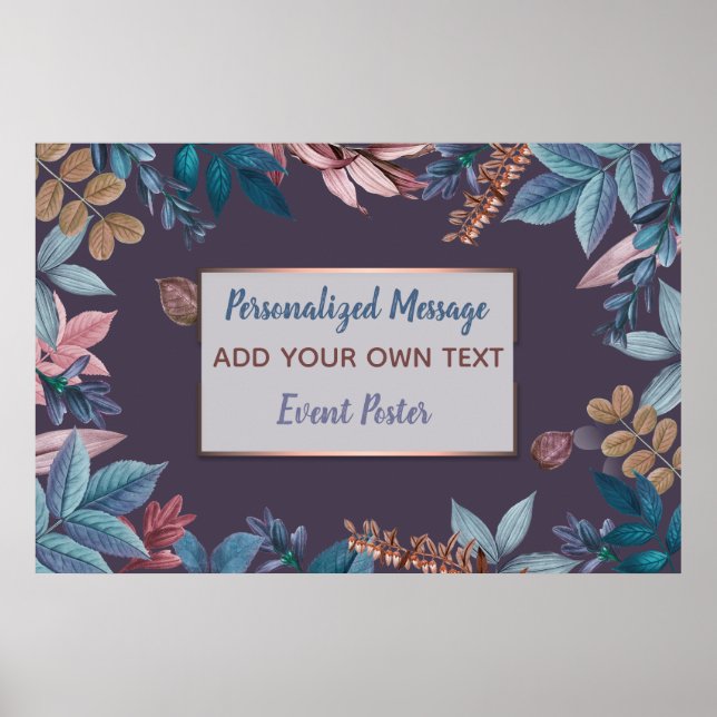 Händelse för blommigt poster (Framsidan)