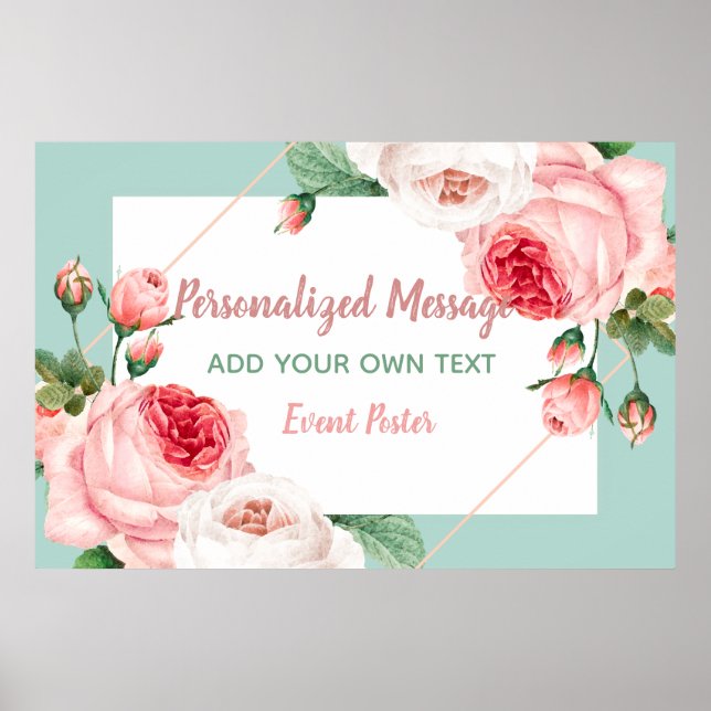 Händelse för blommigt poster (Framsidan)