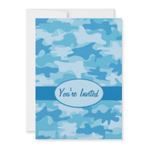 Händelse för färgad blå kamouflage-Party