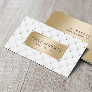 Händelse för Luxury Makeup Artist Hair Stylist Visitkort
