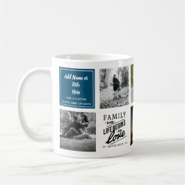 Händelse för Modern Family Photo Collage Quote Gif Kaffemugg